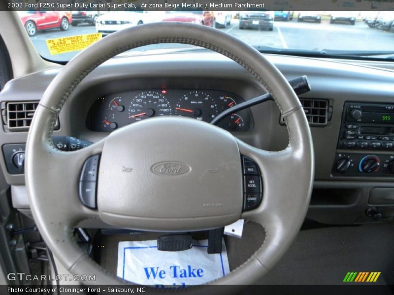  2002 F250 Super Duty Lariat SuperCab Steering Wheel