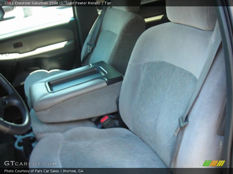 Light Pewter Metallic / Tan 2001 Chevrolet Suburban 1500 LS