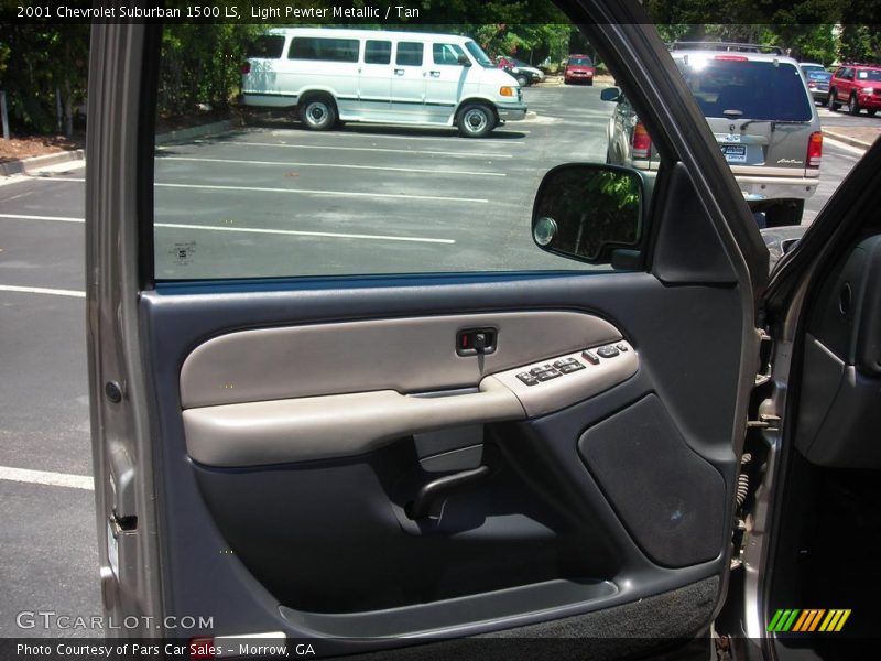 Light Pewter Metallic / Tan 2001 Chevrolet Suburban 1500 LS