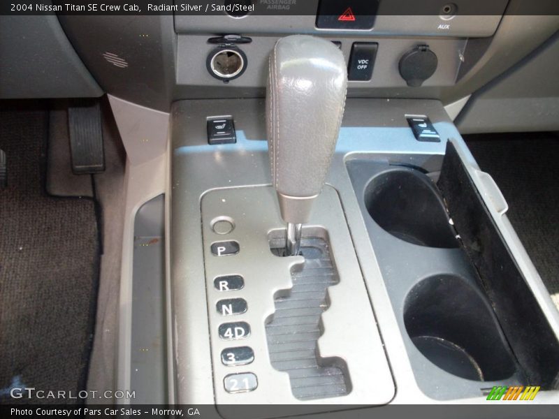 Radiant Silver / Sand/Steel 2004 Nissan Titan SE Crew Cab