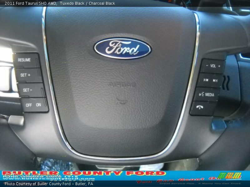Tuxedo Black / Charcoal Black 2011 Ford Taurus SHO AWD