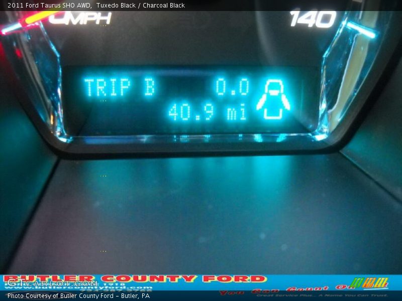 Tuxedo Black / Charcoal Black 2011 Ford Taurus SHO AWD