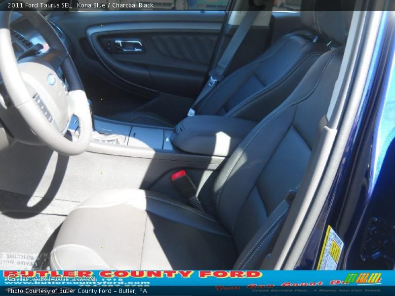 Kona Blue / Charcoal Black 2011 Ford Taurus SEL