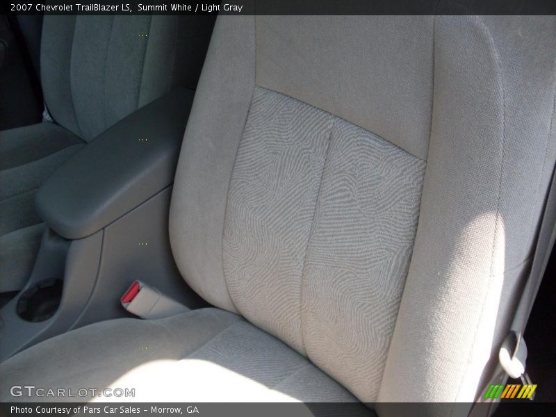 Summit White / Light Gray 2007 Chevrolet TrailBlazer LS