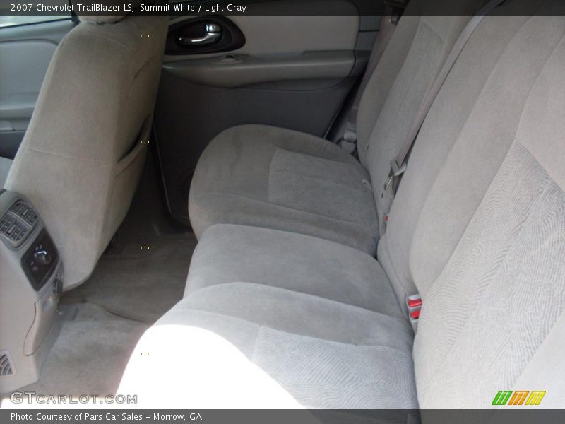 Summit White / Light Gray 2007 Chevrolet TrailBlazer LS