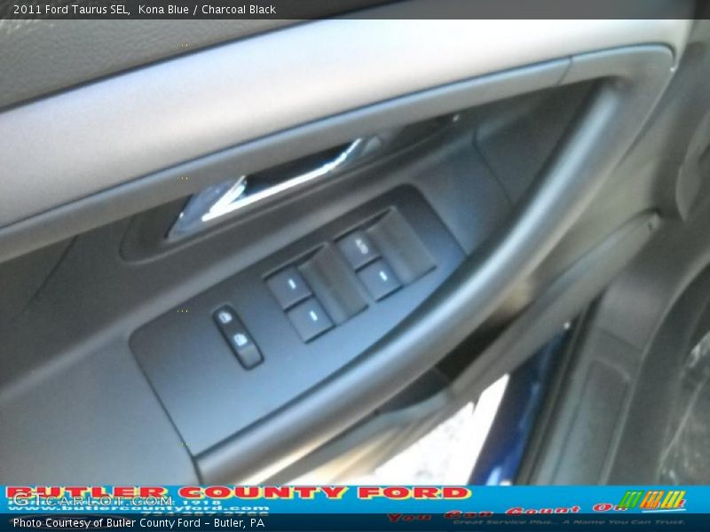 Kona Blue / Charcoal Black 2011 Ford Taurus SEL