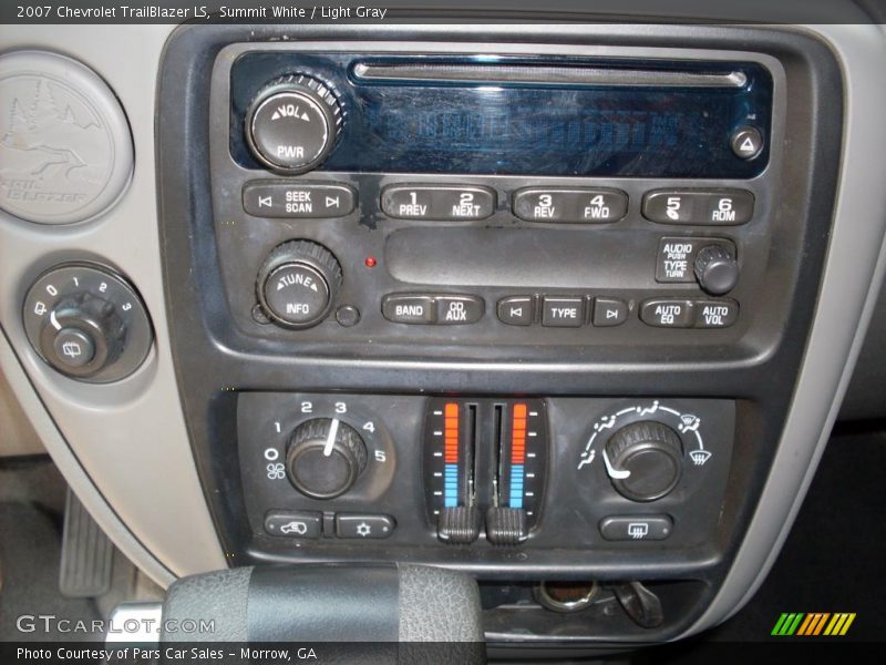 Summit White / Light Gray 2007 Chevrolet TrailBlazer LS