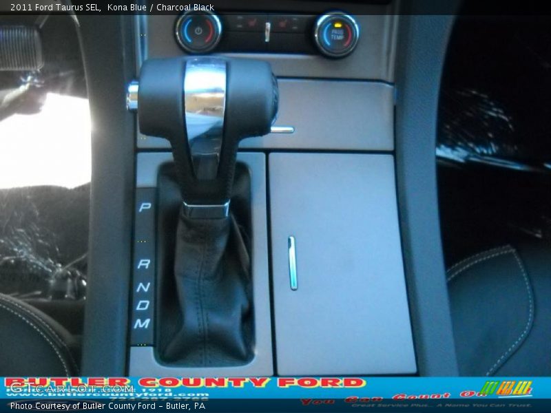 Kona Blue / Charcoal Black 2011 Ford Taurus SEL