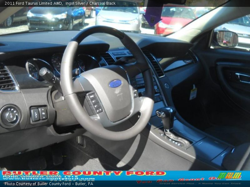 Ingot Silver / Charcoal Black 2011 Ford Taurus Limited AWD