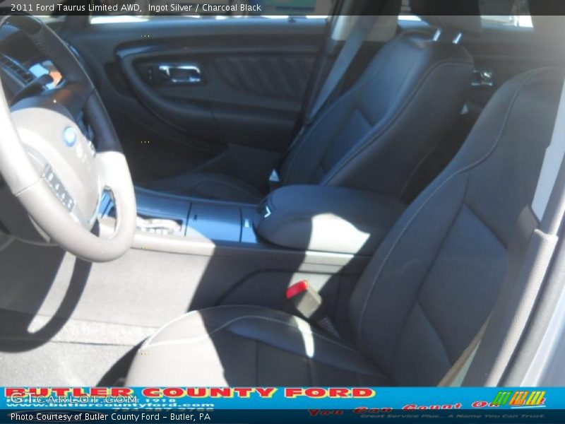 Ingot Silver / Charcoal Black 2011 Ford Taurus Limited AWD
