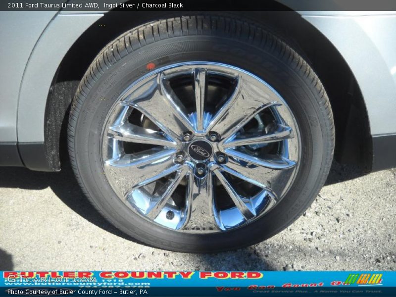 Ingot Silver / Charcoal Black 2011 Ford Taurus Limited AWD