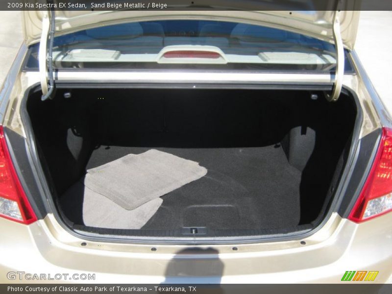 Sand Beige Metallic / Beige 2009 Kia Spectra EX Sedan