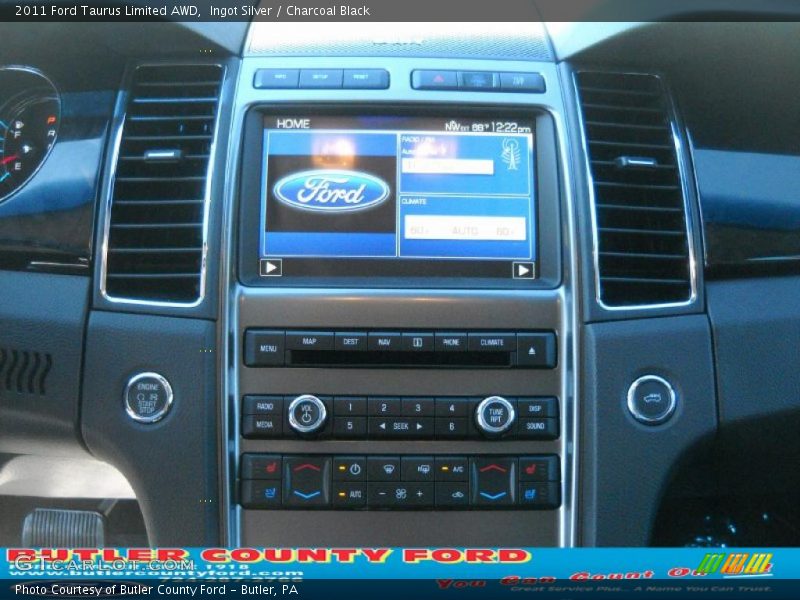 Ingot Silver / Charcoal Black 2011 Ford Taurus Limited AWD