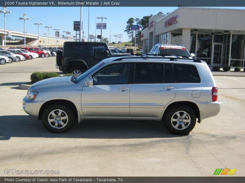 Millenium Silver Metallic / Ash Gray 2006 Toyota Highlander V6
