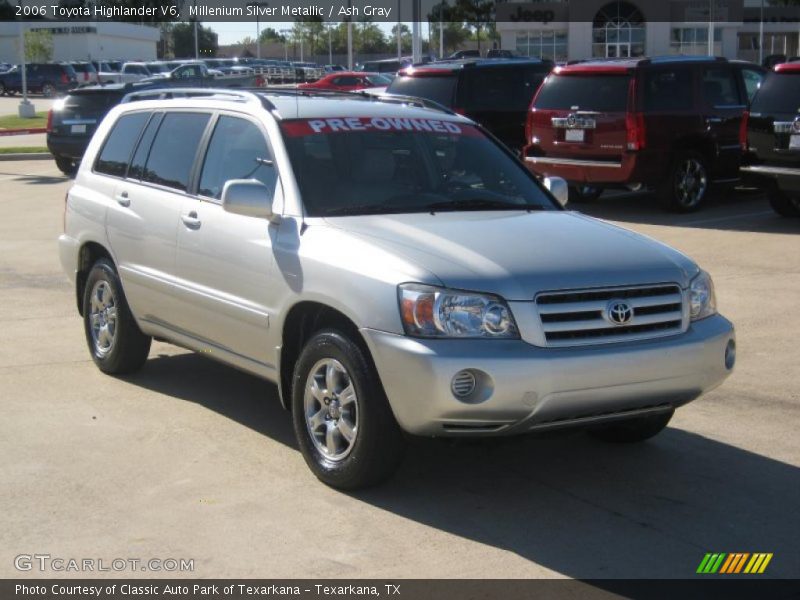 Millenium Silver Metallic / Ash Gray 2006 Toyota Highlander V6