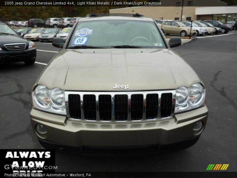 Light Khaki Metallic / Dark Khaki/Light Graystone 2005 Jeep Grand Cherokee Limited 4x4