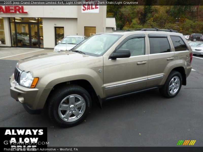 Light Khaki Metallic / Dark Khaki/Light Graystone 2005 Jeep Grand Cherokee Limited 4x4