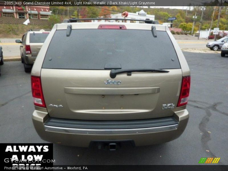 Light Khaki Metallic / Dark Khaki/Light Graystone 2005 Jeep Grand Cherokee Limited 4x4