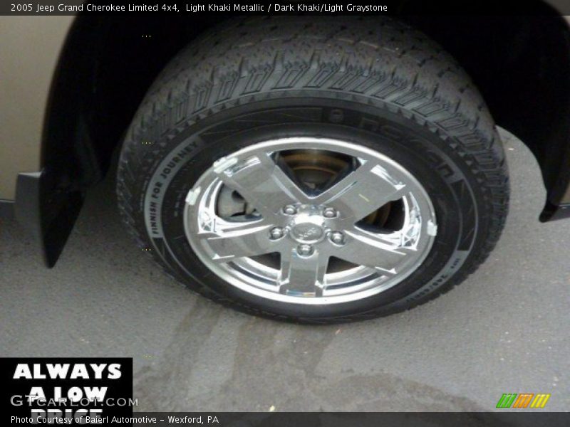 Light Khaki Metallic / Dark Khaki/Light Graystone 2005 Jeep Grand Cherokee Limited 4x4