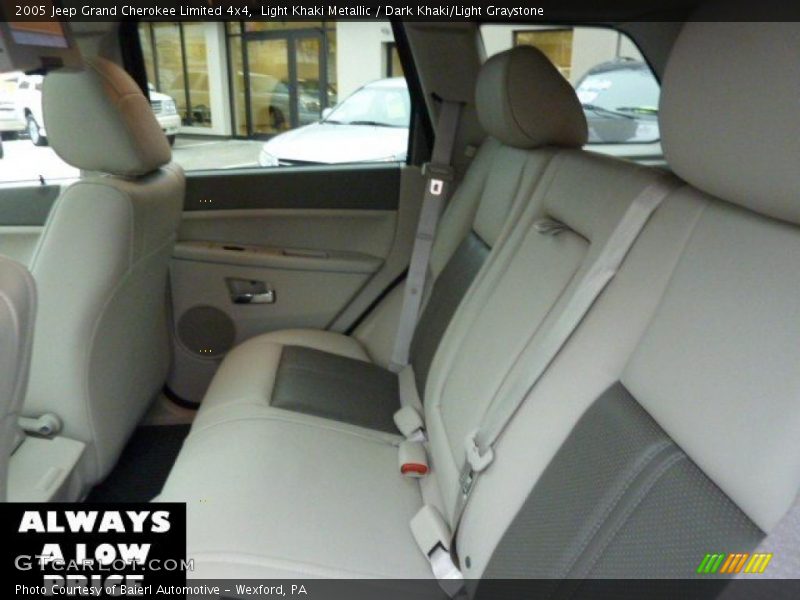 Light Khaki Metallic / Dark Khaki/Light Graystone 2005 Jeep Grand Cherokee Limited 4x4