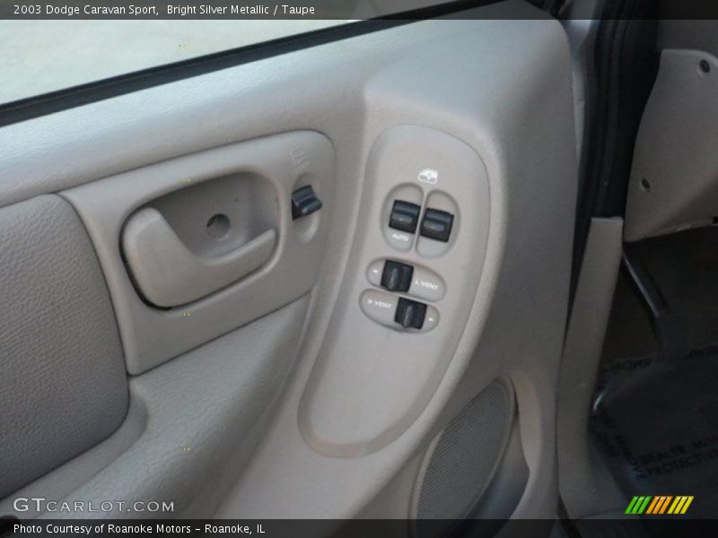 Bright Silver Metallic / Taupe 2003 Dodge Caravan Sport