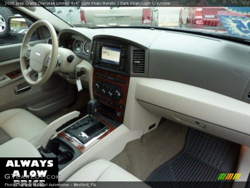 Light Khaki Metallic / Dark Khaki/Light Graystone 2005 Jeep Grand Cherokee Limited 4x4