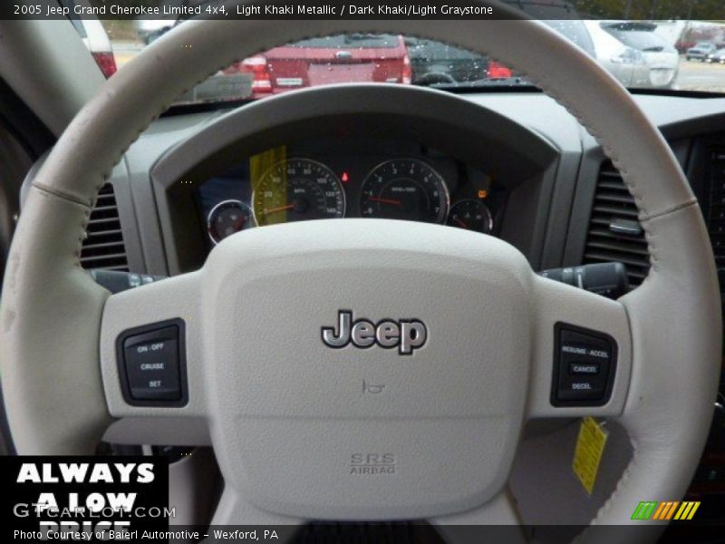 Light Khaki Metallic / Dark Khaki/Light Graystone 2005 Jeep Grand Cherokee Limited 4x4