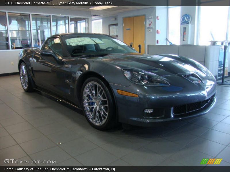 Cyber Gray Metallic / Ebony Black 2010 Chevrolet Corvette ZR1