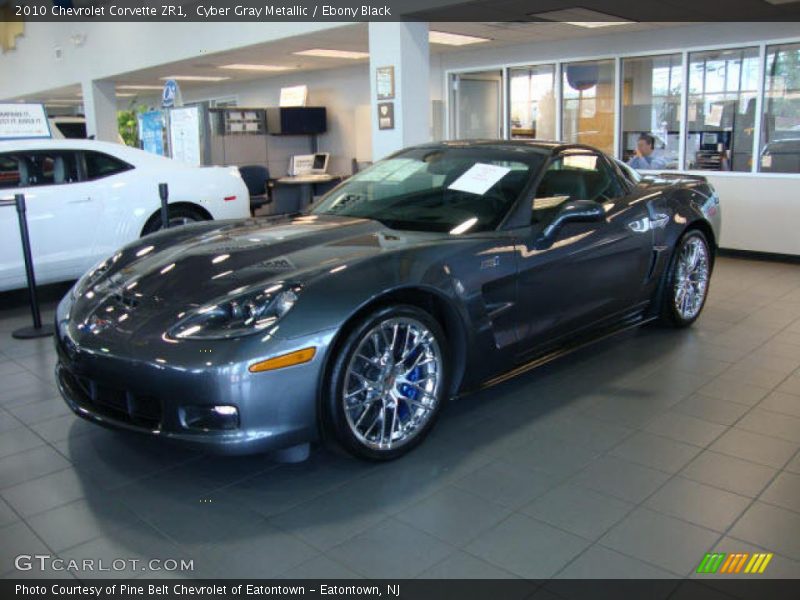Cyber Gray Metallic / Ebony Black 2010 Chevrolet Corvette ZR1