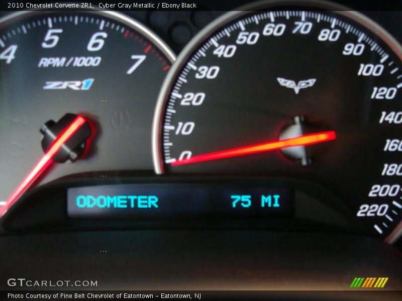 Cyber Gray Metallic / Ebony Black 2010 Chevrolet Corvette ZR1