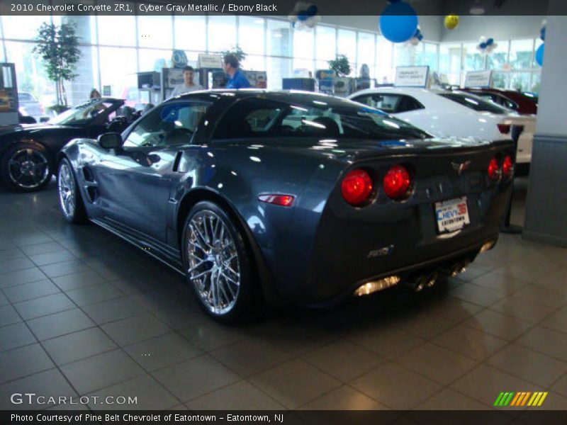 Cyber Gray Metallic / Ebony Black 2010 Chevrolet Corvette ZR1