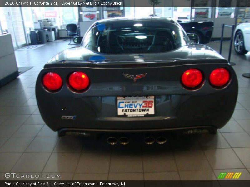 Cyber Gray Metallic / Ebony Black 2010 Chevrolet Corvette ZR1