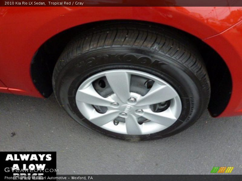 Tropical Red / Gray 2010 Kia Rio LX Sedan
