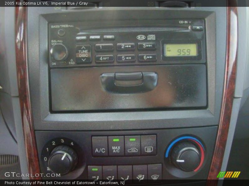 Imperial Blue / Gray 2005 Kia Optima LX V6