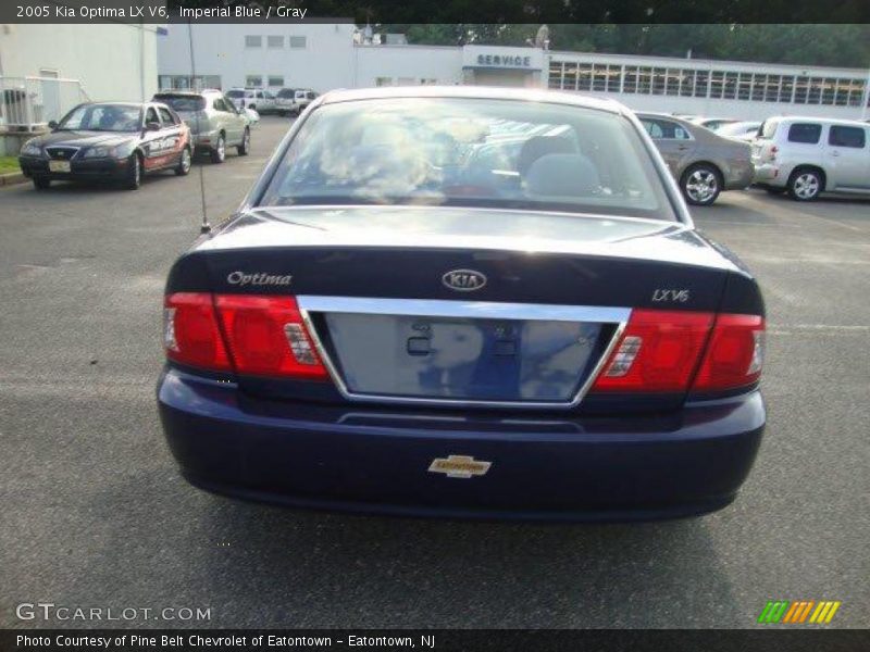 Imperial Blue / Gray 2005 Kia Optima LX V6