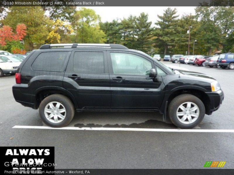 Kalapana Black / Black 2010 Mitsubishi Endeavor LS AWD