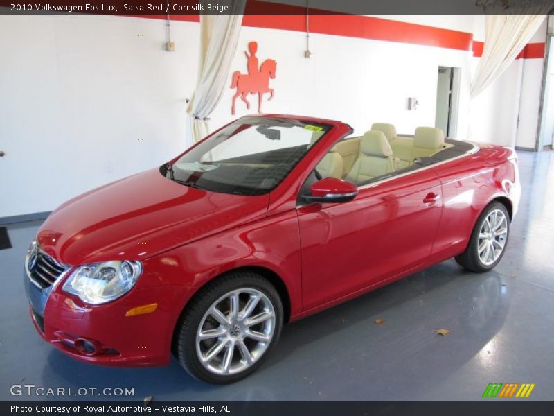 Salsa Red / Cornsilk Beige 2010 Volkswagen Eos Lux