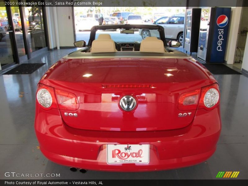 Salsa Red / Cornsilk Beige 2010 Volkswagen Eos Lux