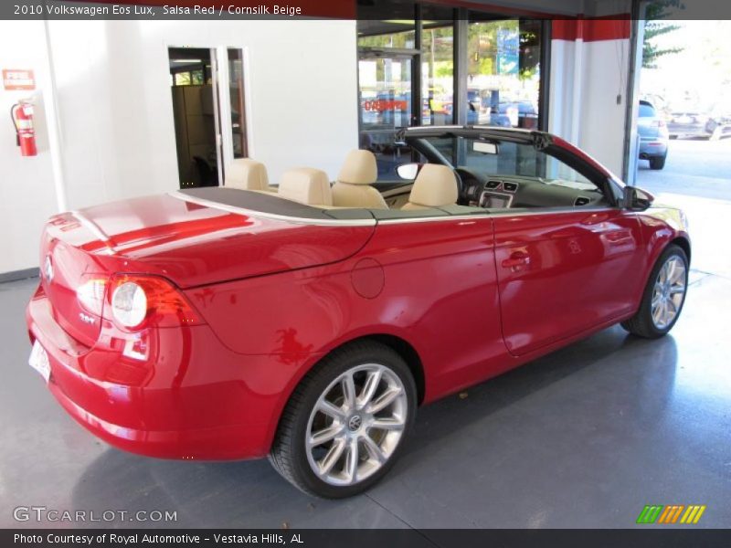 Salsa Red / Cornsilk Beige 2010 Volkswagen Eos Lux
