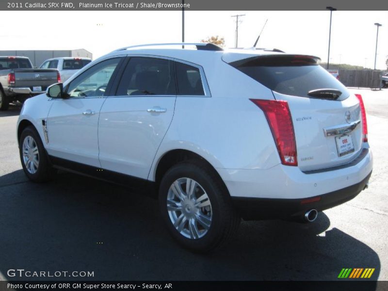 Platinum Ice Tricoat / Shale/Brownstone 2011 Cadillac SRX FWD