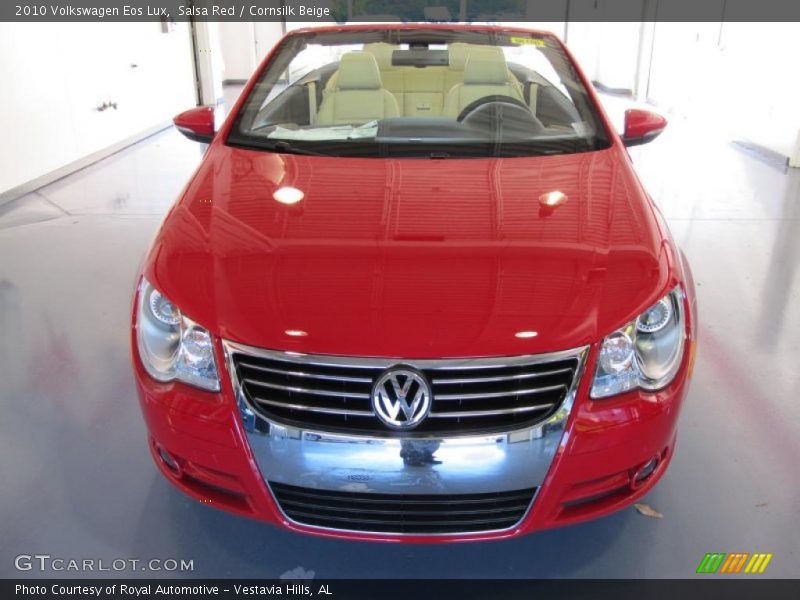 Salsa Red / Cornsilk Beige 2010 Volkswagen Eos Lux