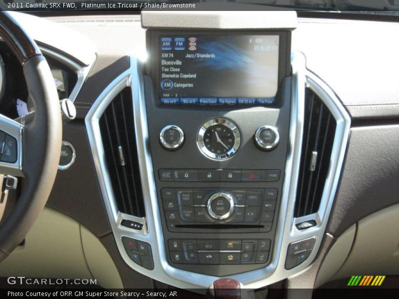 Platinum Ice Tricoat / Shale/Brownstone 2011 Cadillac SRX FWD