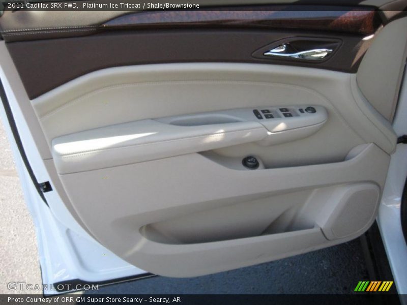 Platinum Ice Tricoat / Shale/Brownstone 2011 Cadillac SRX FWD