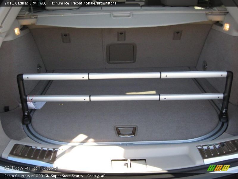 Platinum Ice Tricoat / Shale/Brownstone 2011 Cadillac SRX FWD