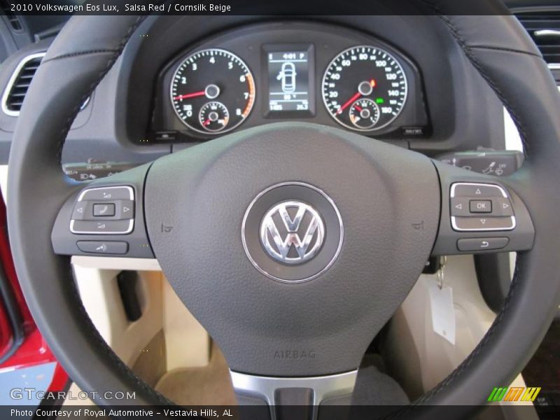 Salsa Red / Cornsilk Beige 2010 Volkswagen Eos Lux