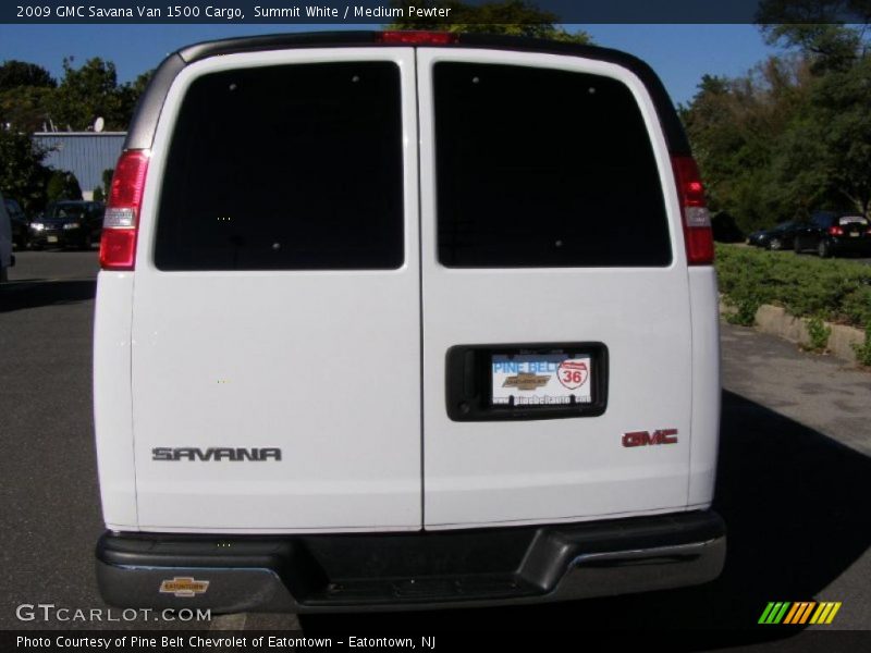 Summit White / Medium Pewter 2009 GMC Savana Van 1500 Cargo
