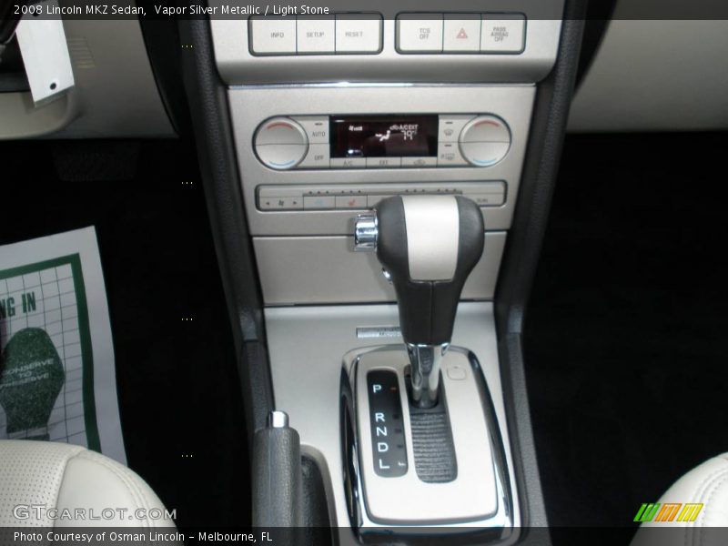 Vapor Silver Metallic / Light Stone 2008 Lincoln MKZ Sedan