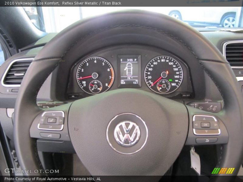 Reflex Silver Metallic / Titan Black 2010 Volkswagen Eos Komfort