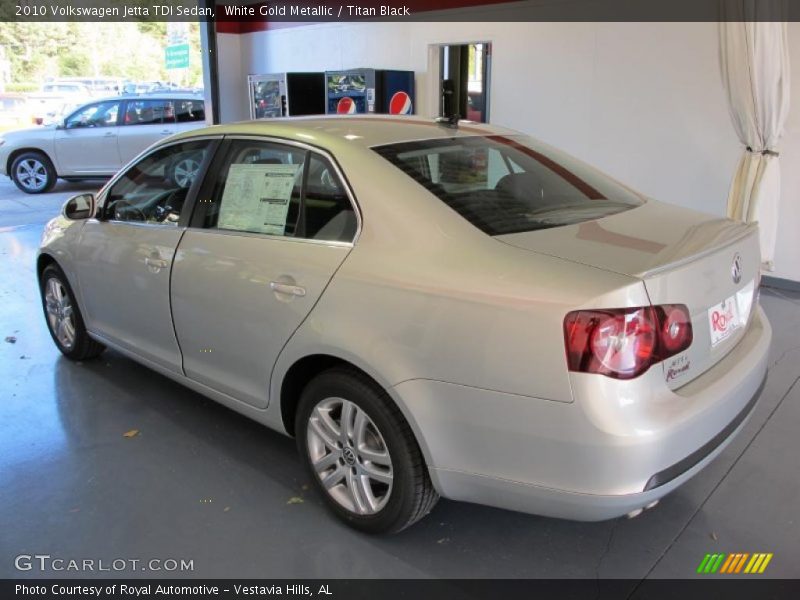 White Gold Metallic / Titan Black 2010 Volkswagen Jetta TDI Sedan