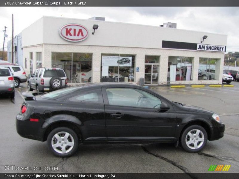 Black / Gray 2007 Chevrolet Cobalt LS Coupe